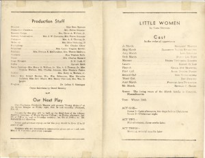 Little Women 1939_Program_2
